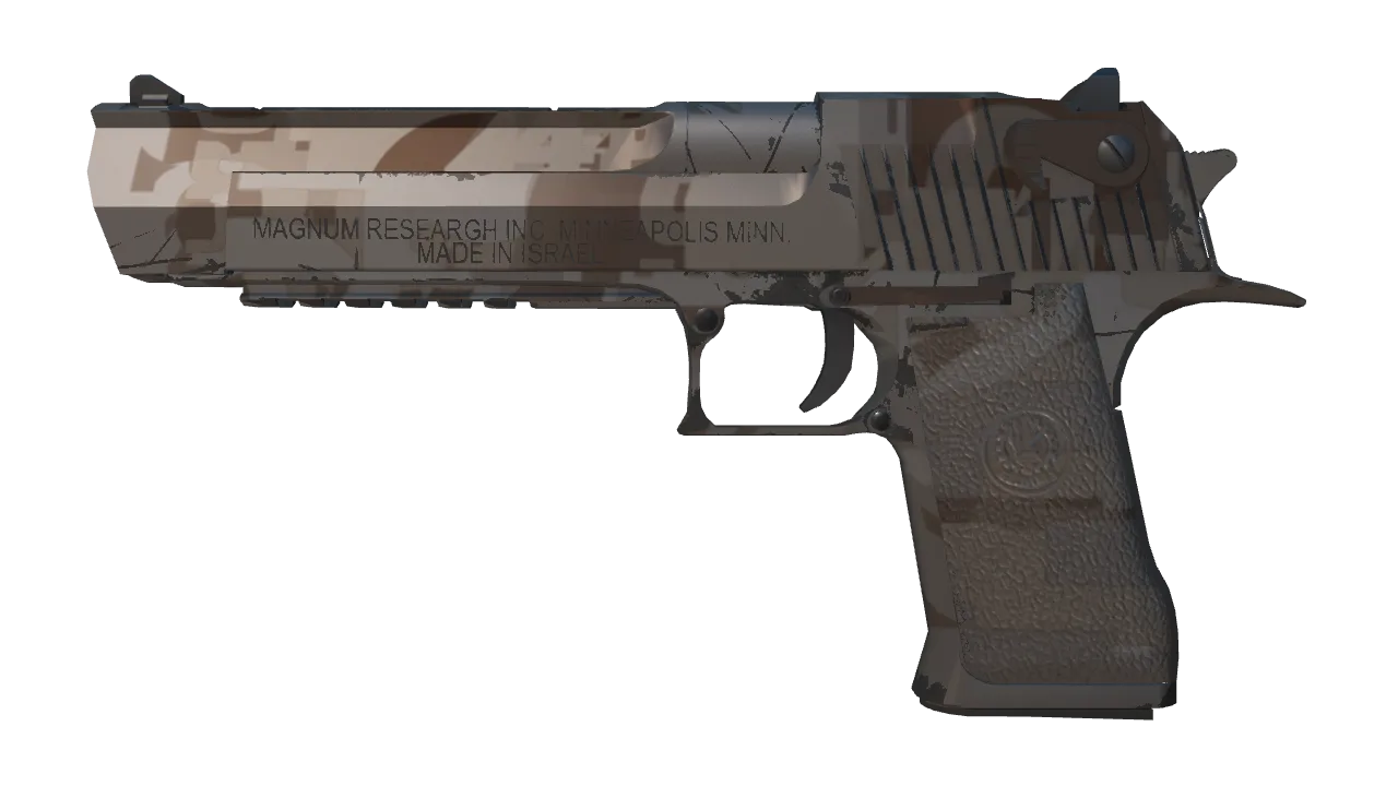 Desert Eagle | The Bronze (Minimal Wear) — Dust II light, front