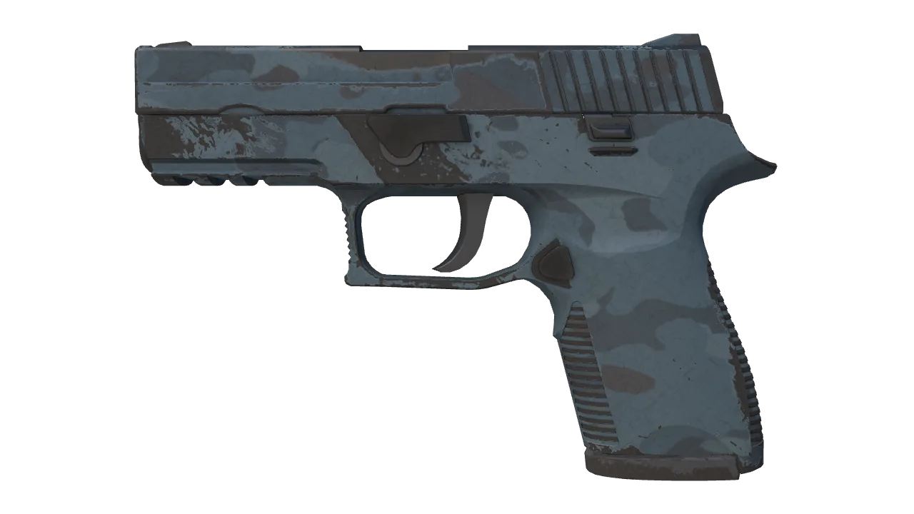 P250 | Forest Night (Field-Tested) — Dust II light, front