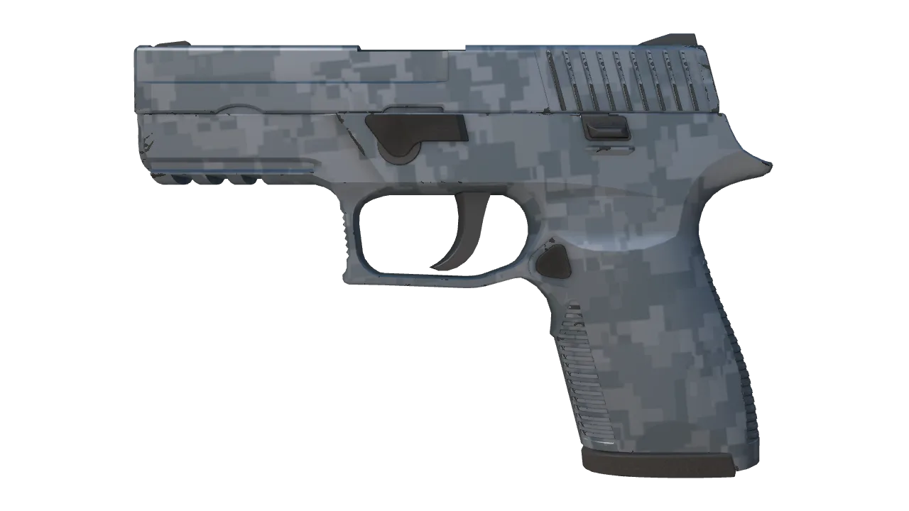 P250 | Steel Disruption (Factory New) — Dust II light, front