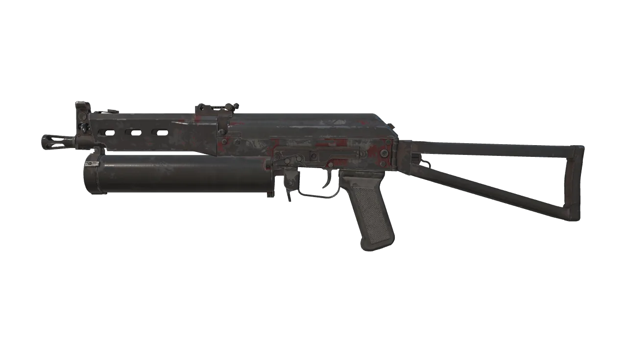 PP-Bizon | Wood Block Camo (Battle-Scarred) — Dust II light, front