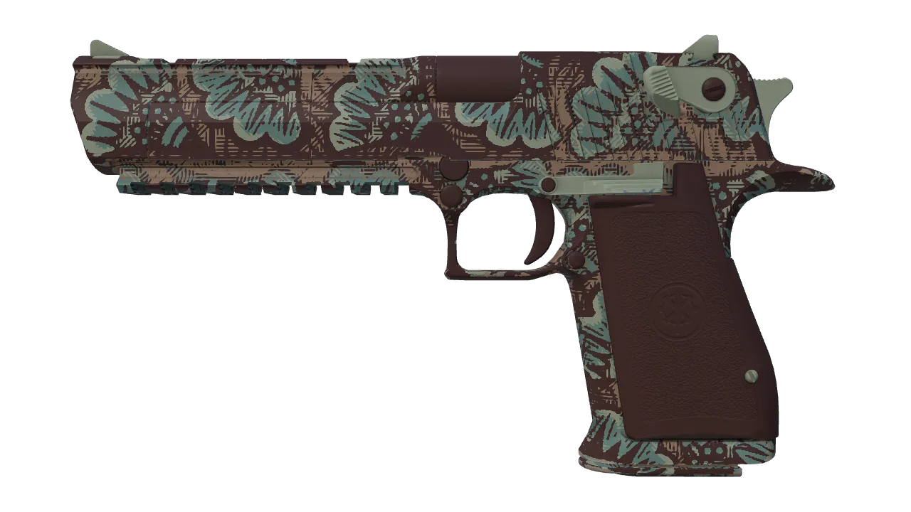 Desert Eagle | Mint Fan (Factory New) — Dust II light, front