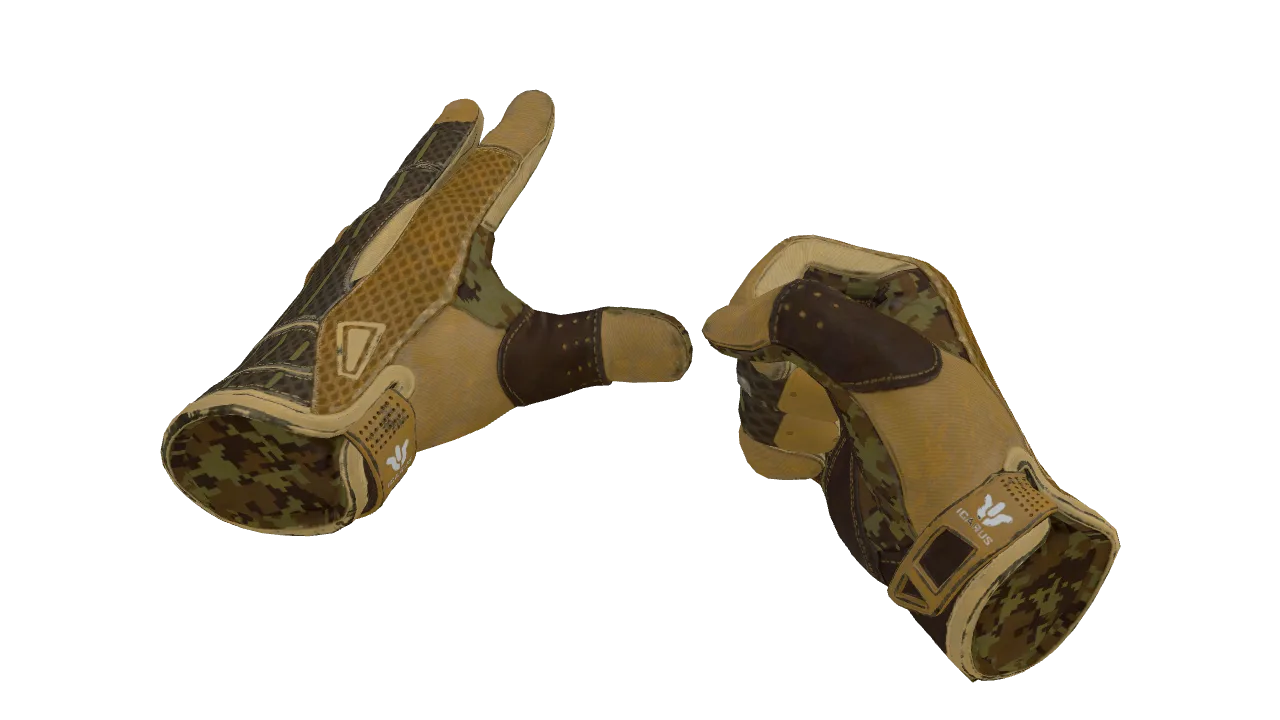 ★ Sport Gloves | Arid (Field-Tested) — Dust II light, front