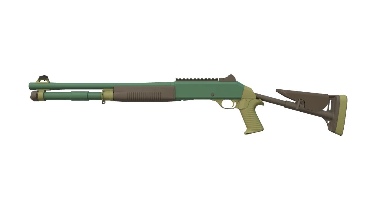 XM1014 | Jungle (Minimal Wear) — Dust II light, front