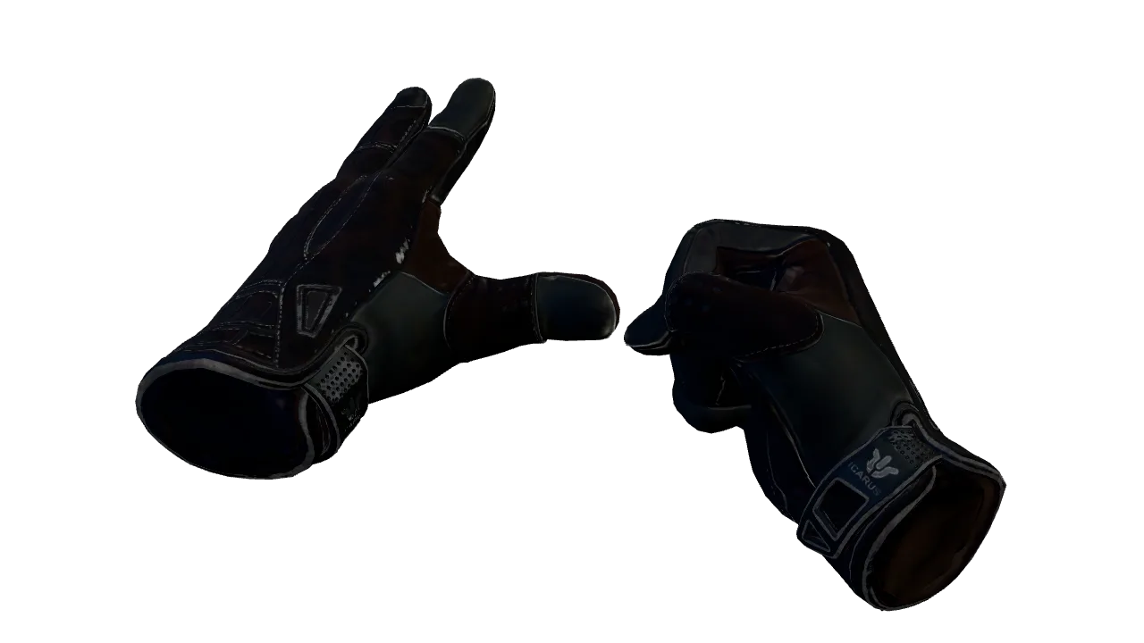 ★ Sport Gloves | Nocts (Well-Worn) — Dust II light, front