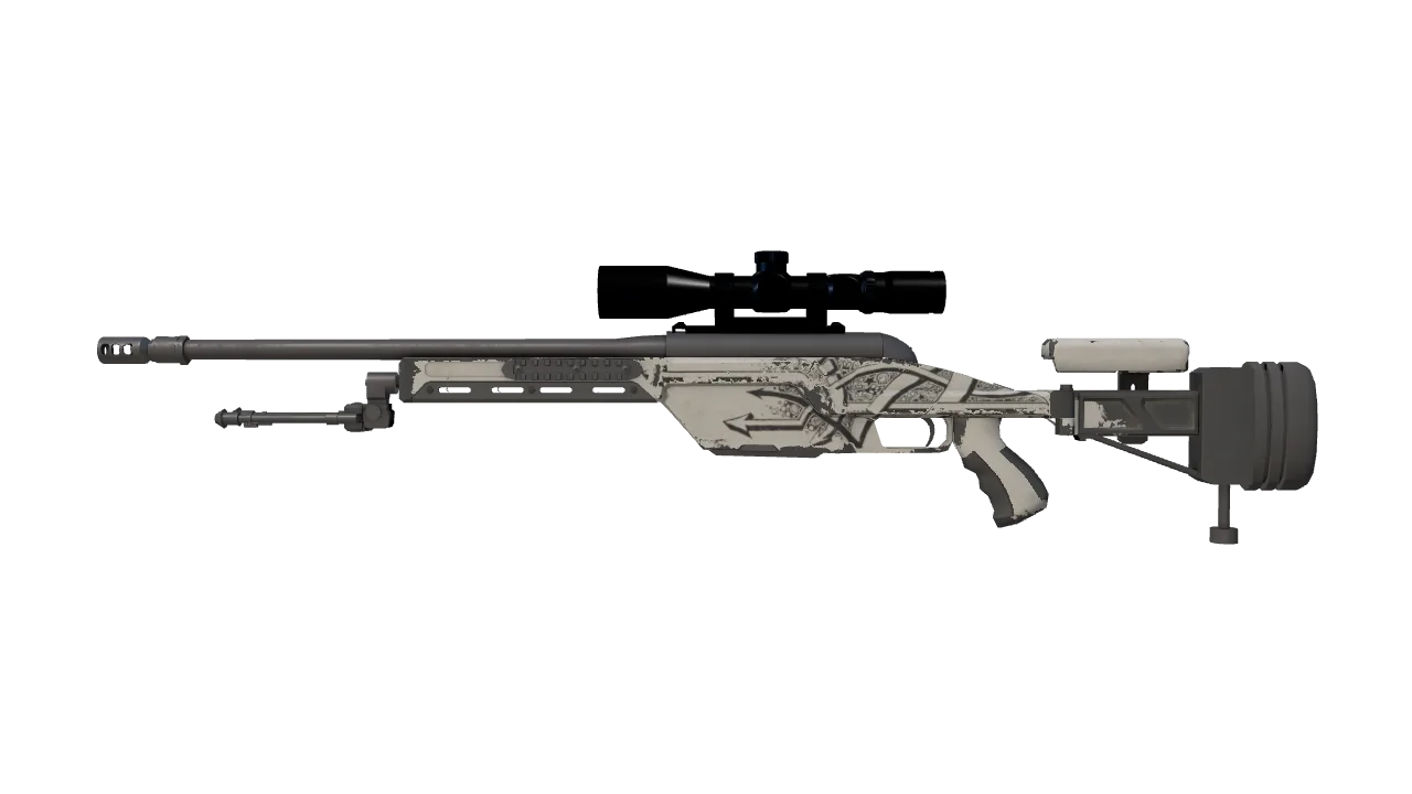 SSG 08 | Detour (Field-Tested) — Dust II light, front
