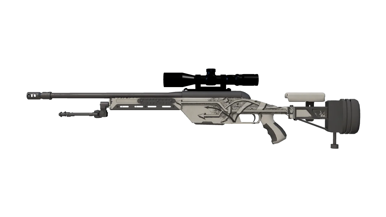 SSG 08 | Detour (Minimal Wear) — Dust II light, front