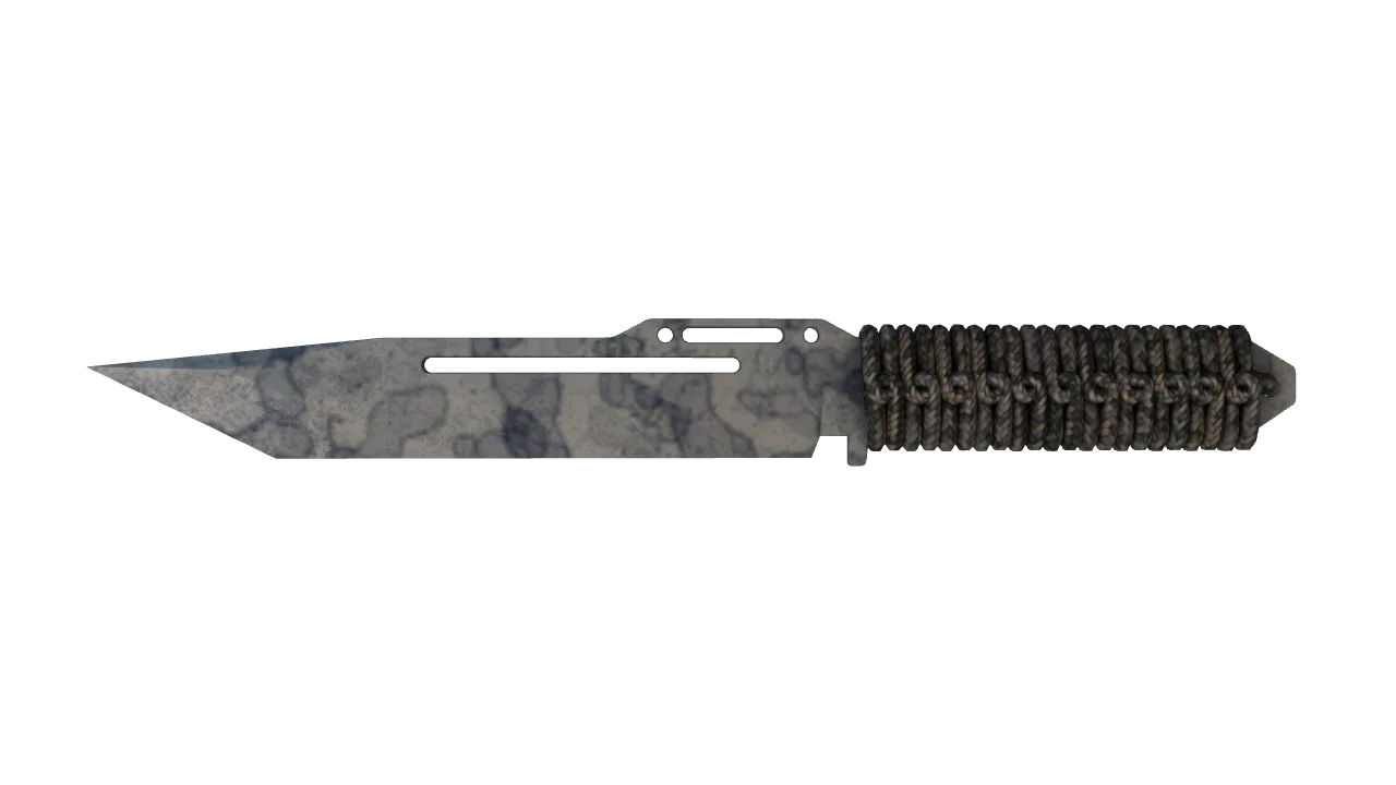 ★ Paracord Knife | Stained (Field-Tested) — Dust II light, front