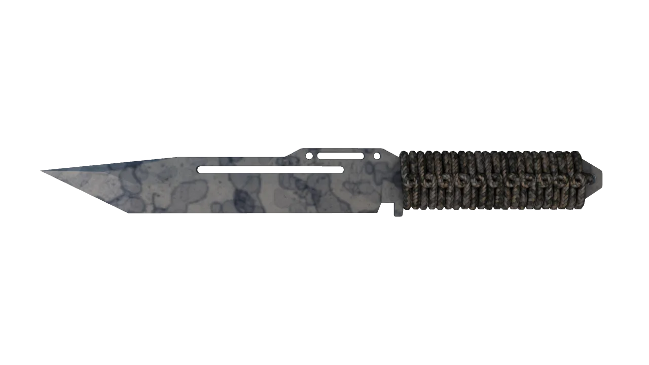 ★ Paracord Knife | Stained (Minimal Wear) — Dust II light, front