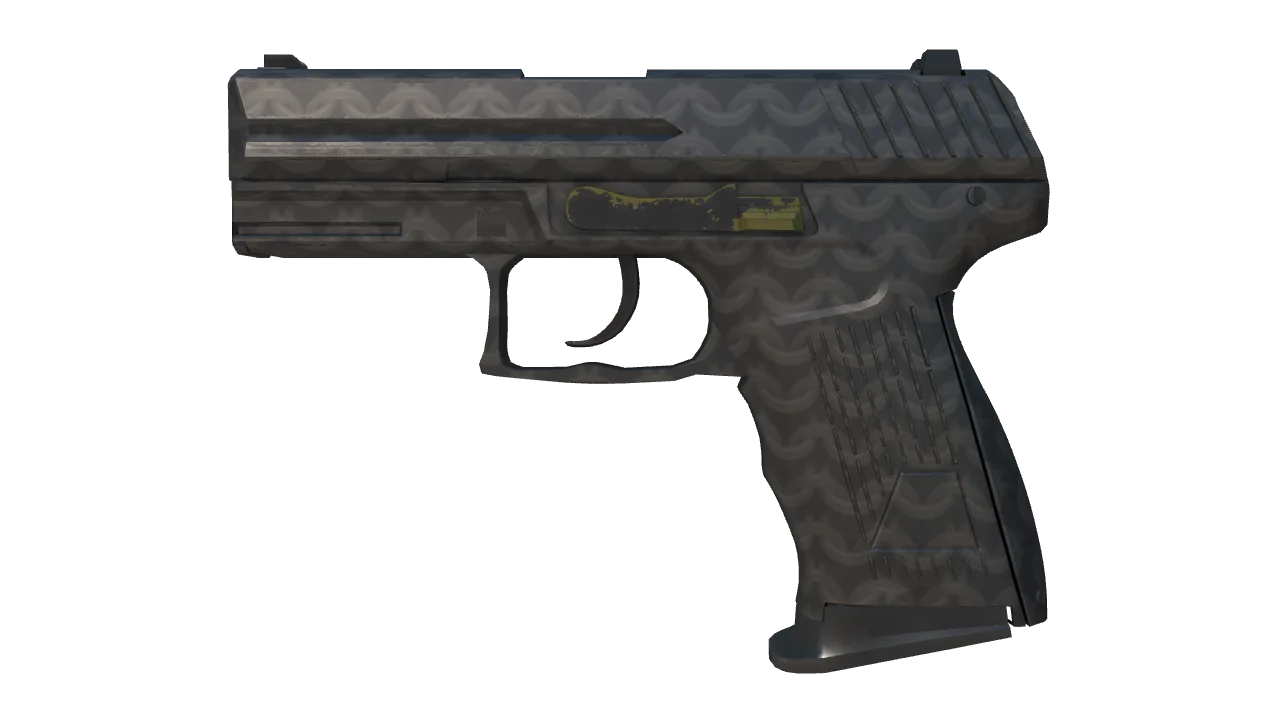 Souvenir P2000 | Chainmail (Minimal Wear) — Dust II light, front