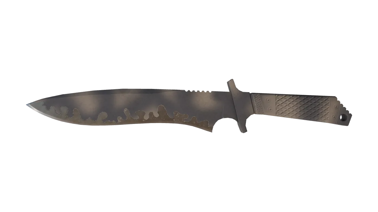 ★ Classic Knife | Scorched (Field-Tested) — Dust II light, front