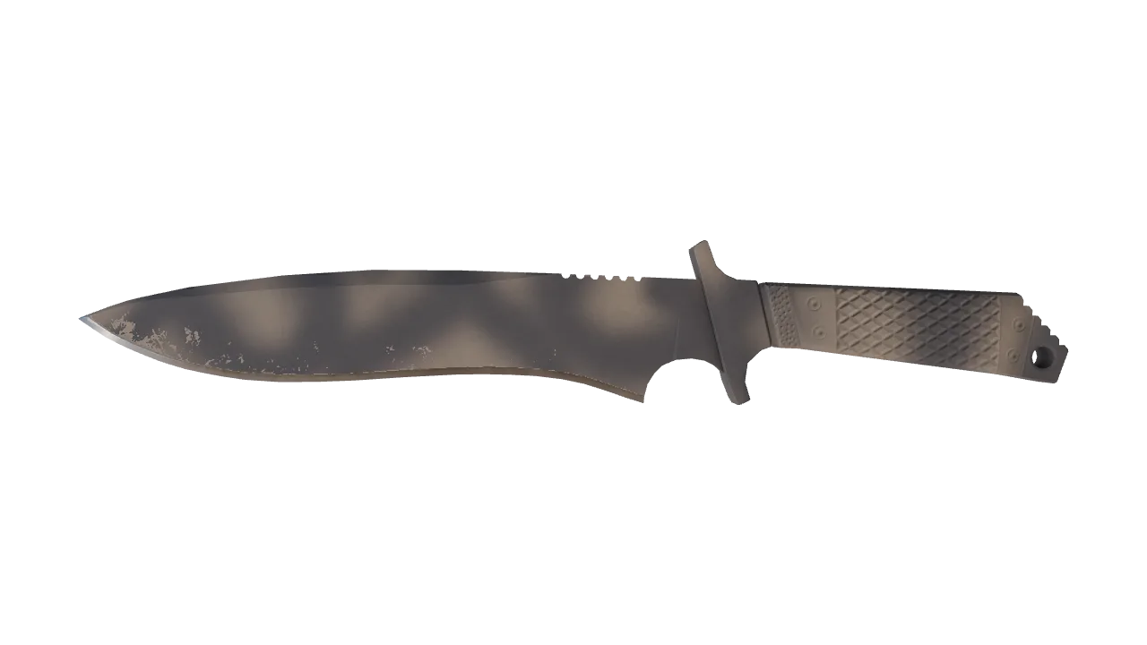 ★ Classic Knife | Scorched (Minimal Wear) — Dust II light, front