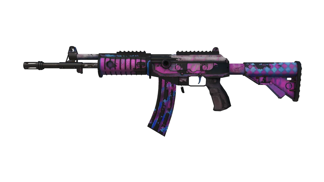 Galil AR | Sugar Rush (Battle-Scarred) — Dust II light, front