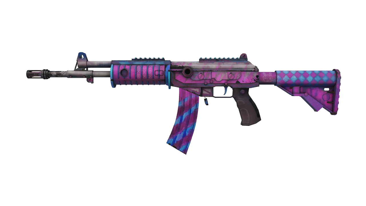 Souvenir Galil AR | Sugar Rush (Minimal Wear) — Dust II light, front