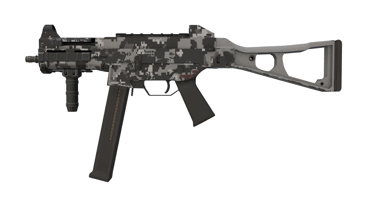UMP-45 | Urban DDPAT (Field-Tested) — Dust II light, front