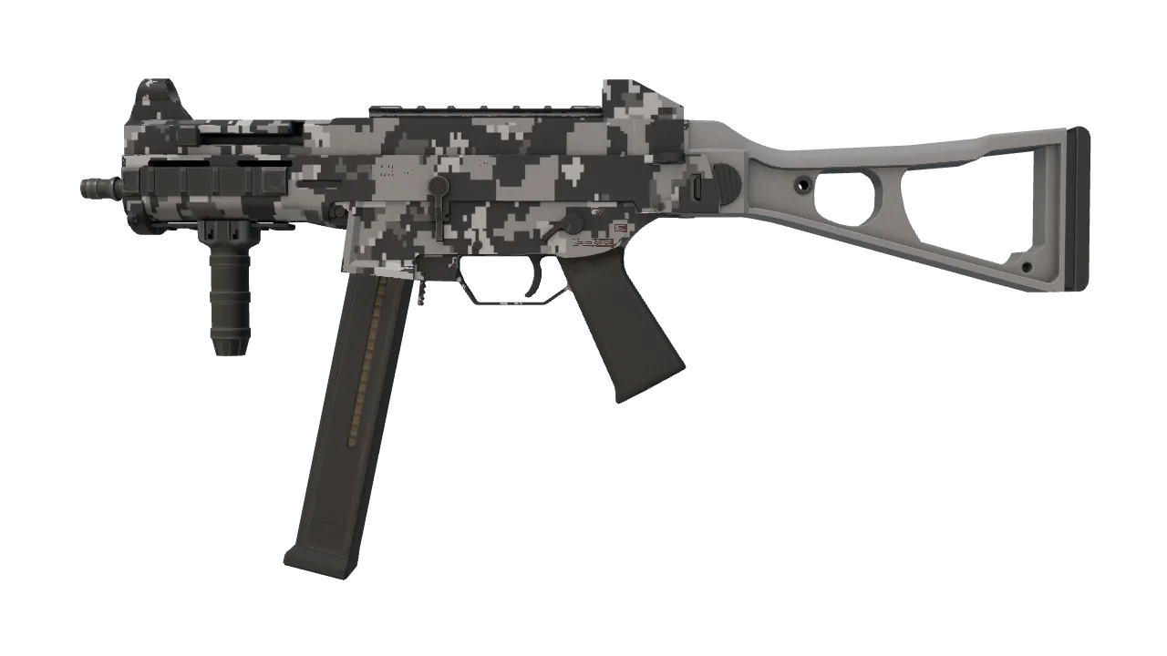 UMP-45 | Urban DDPAT (Minimal Wear) — Dust II light, front