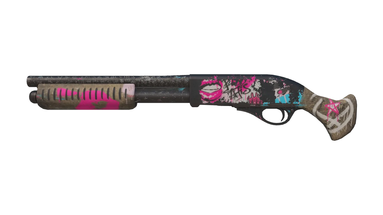 Sawed-Off | Wasteland Princess (Battle-Scarred) — Dust II light, front