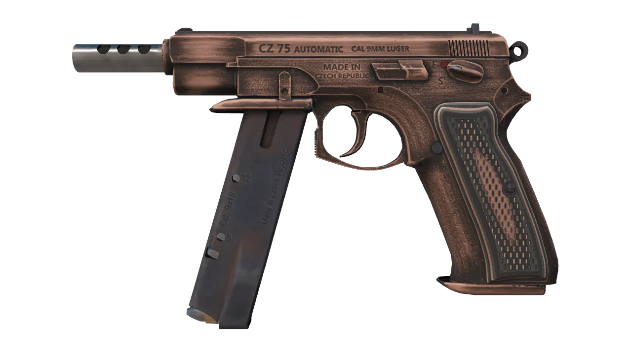 CZ75-Auto | Distressed (Minimal Wear) — Dust II light, front