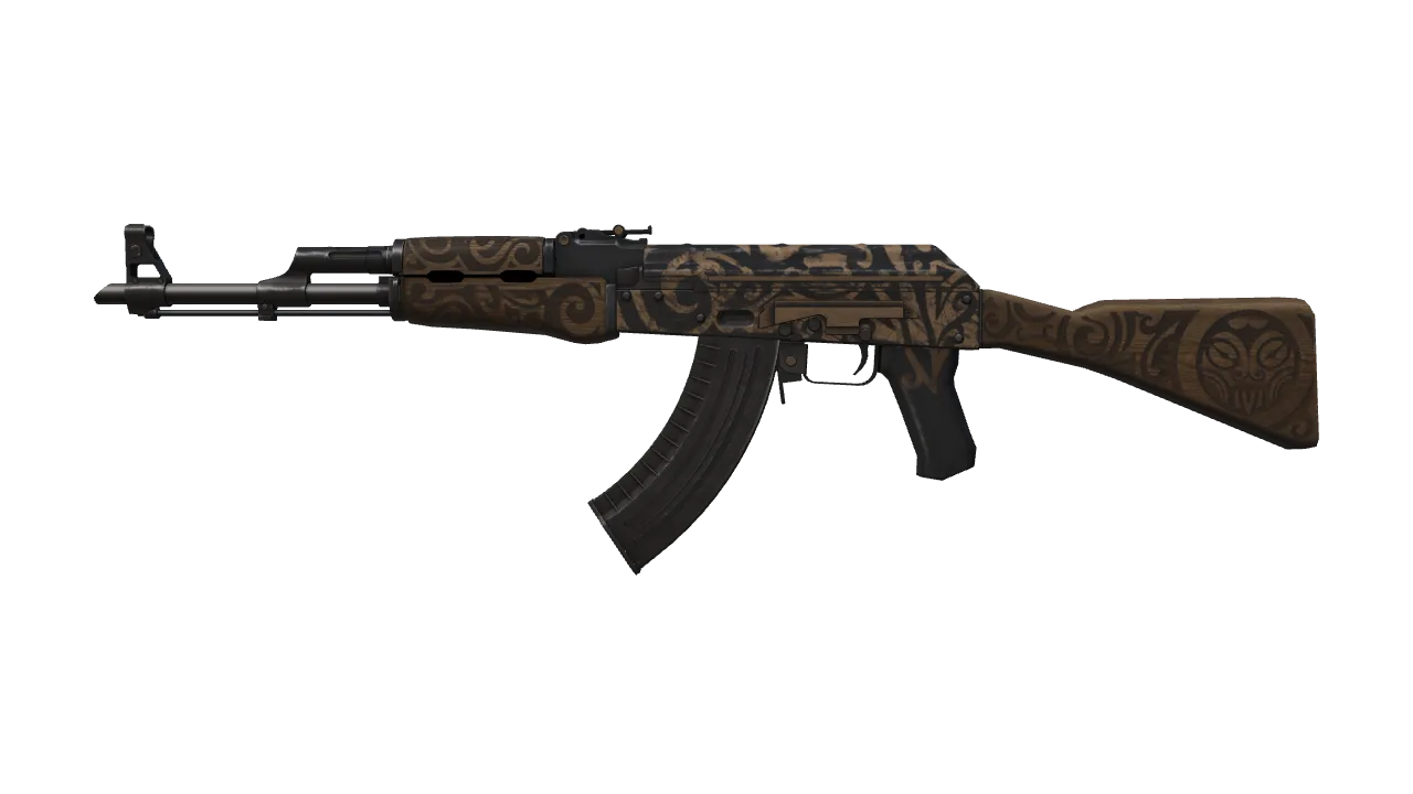 AK-47 | Uncharted (Factory New) — Dust II light, front