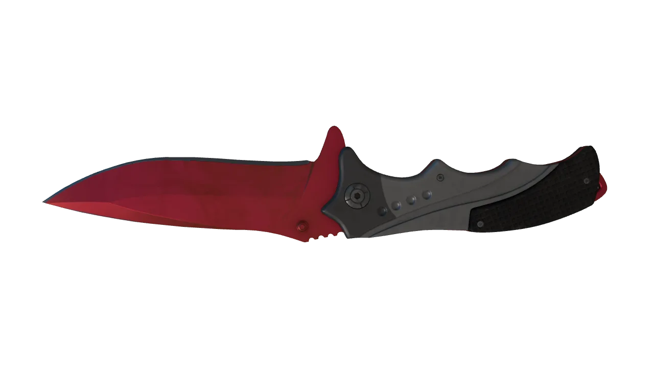 Nomad Knife | Doppler (Ruby) seed #114, back