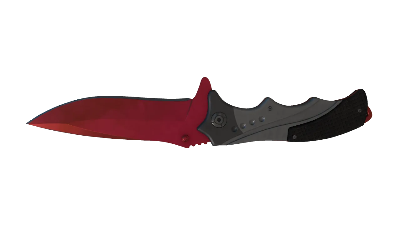 Nomad Knife | Doppler (Ruby) seed #194, back
