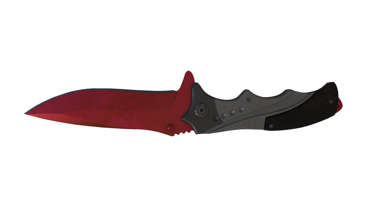 Nomad Knife | Doppler (Ruby) seed #30, back