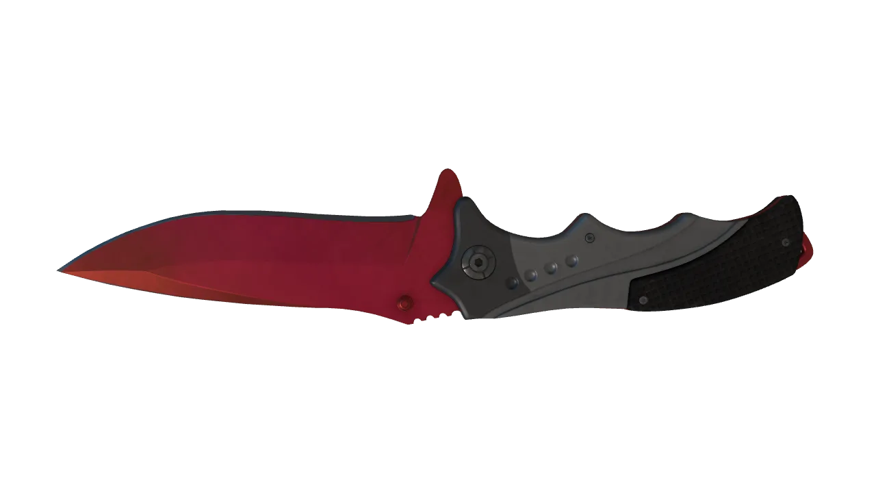 Nomad Knife | Doppler (Ruby) seed #55, back