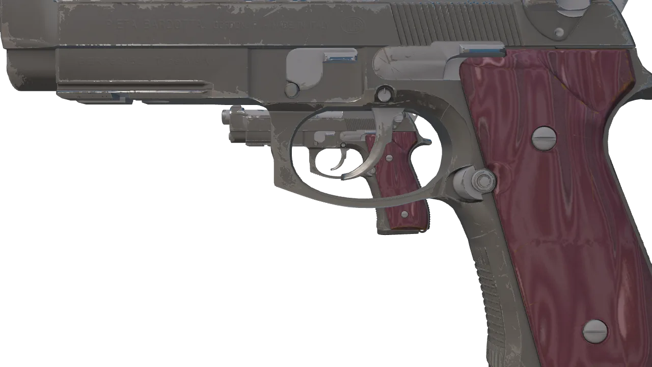 Dual Berettas | BorDeux (Field-Tested) — Dust II light, front