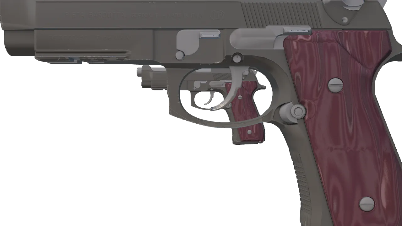 Dual Berettas | BorDeux (Minimal Wear) — Dust II light, front