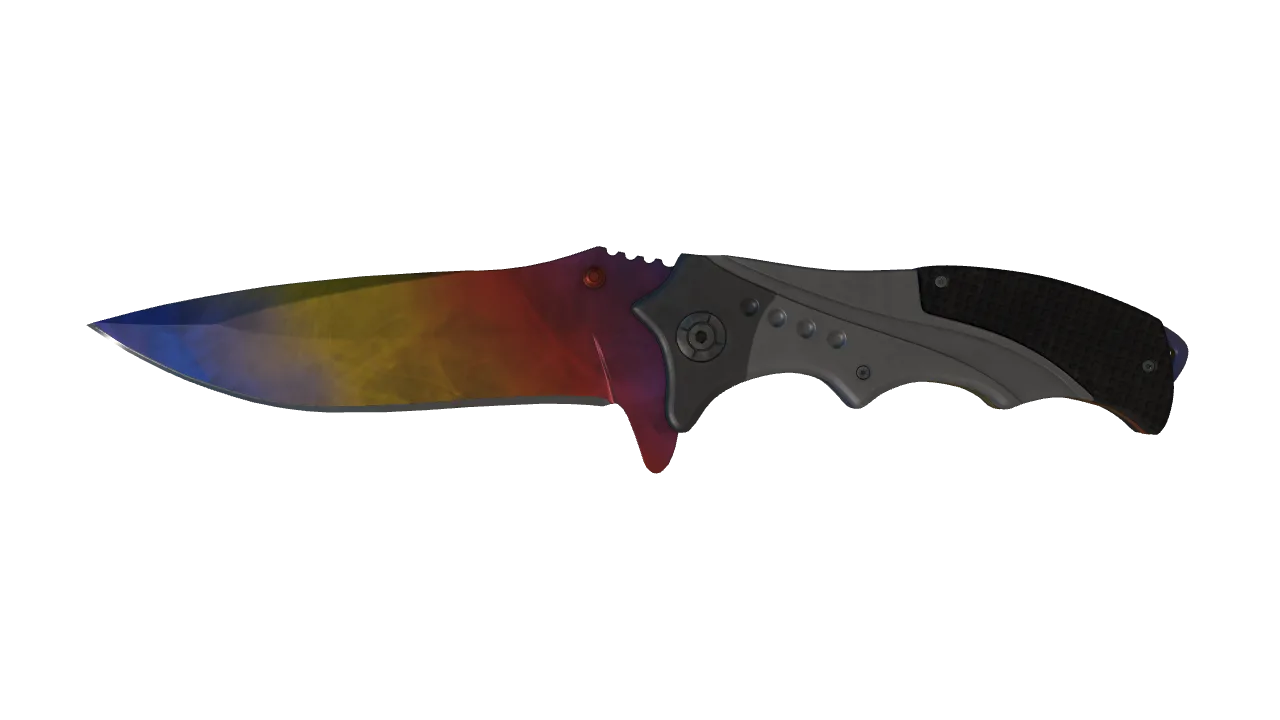 ★ Nomad Knife | Marble Fade (Factory New) — Dust II light, front