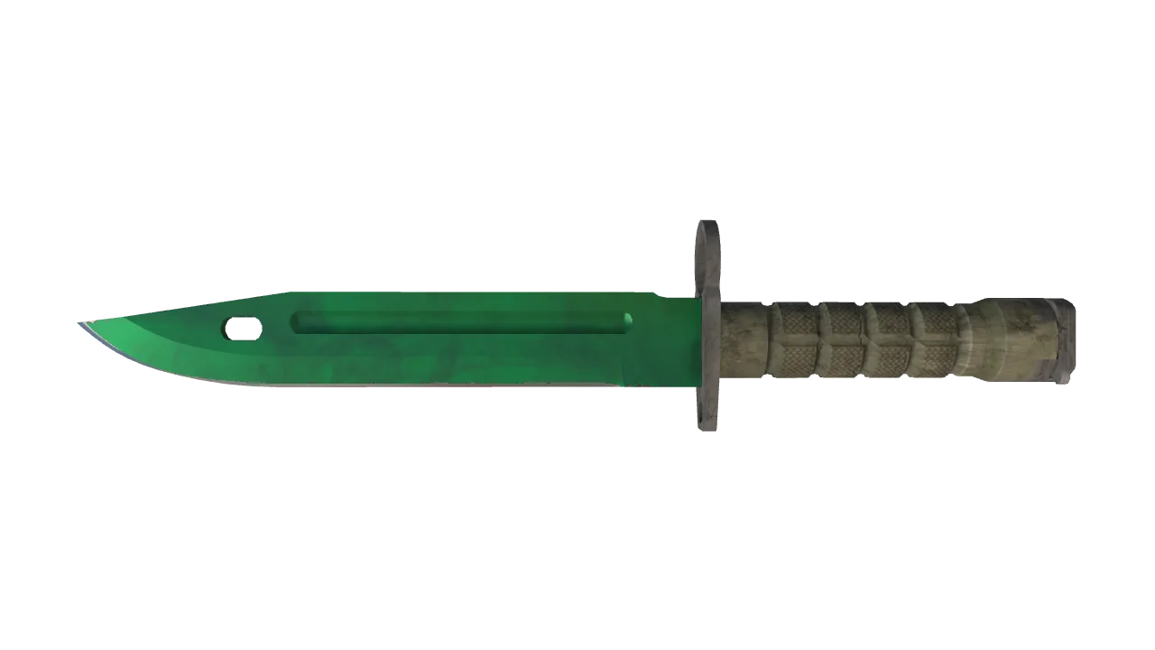 Bayonet | Gamma Doppler (Emerald) seed #162, front