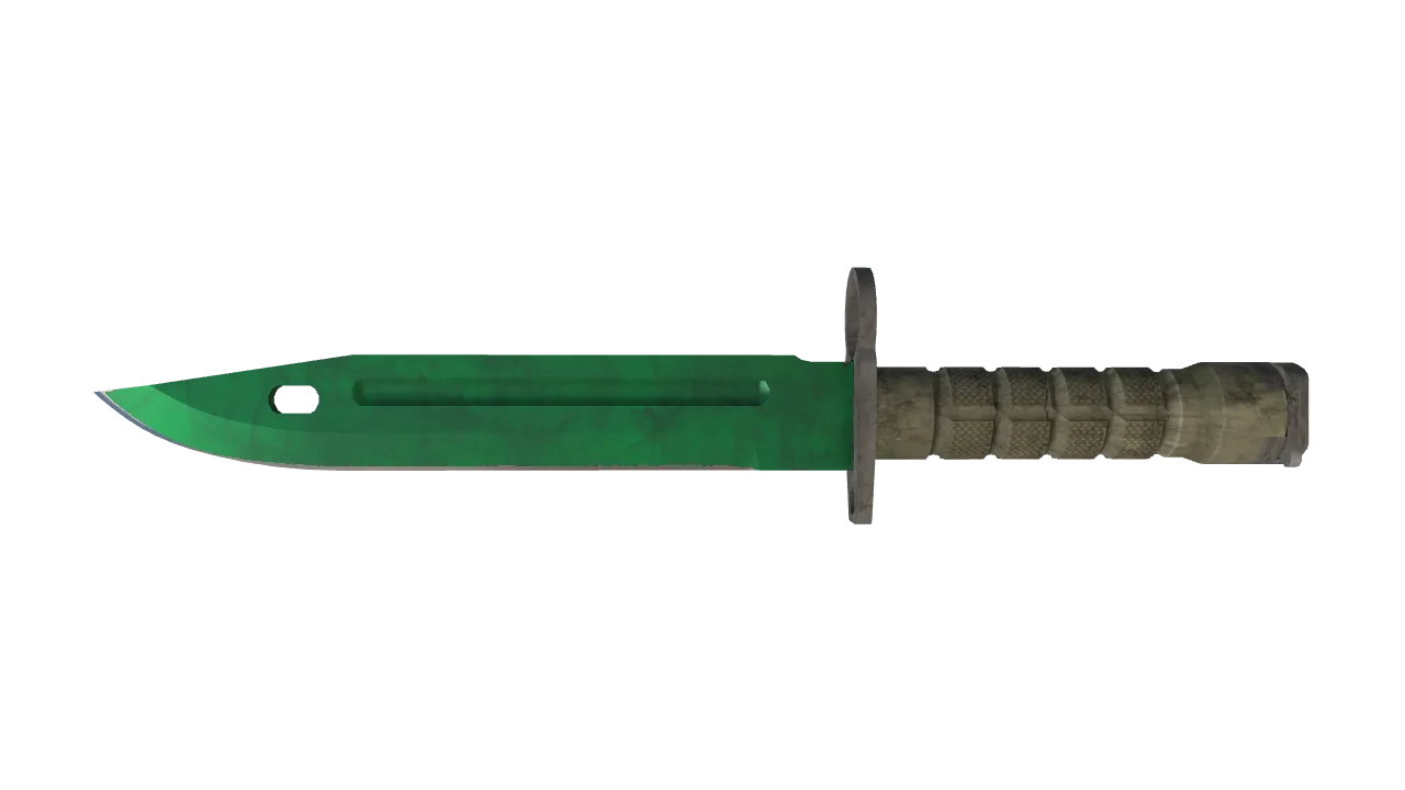 Bayonet | Gamma Doppler (Emerald) seed #187, front