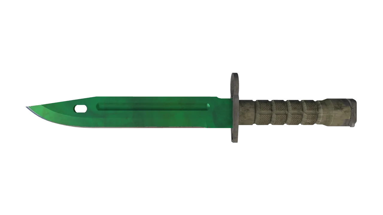 Bayonet | Gamma Doppler (Emerald) seed #256, front