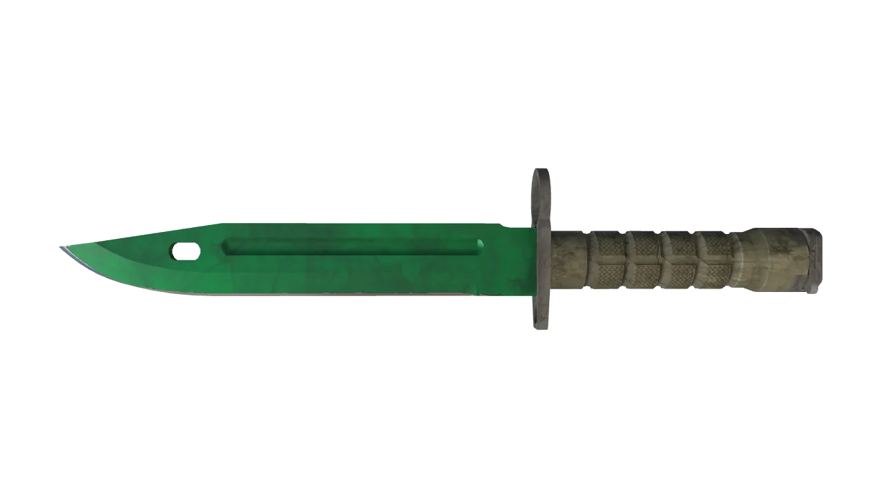 Bayonet | Gamma Doppler (Emerald) seed #277, front