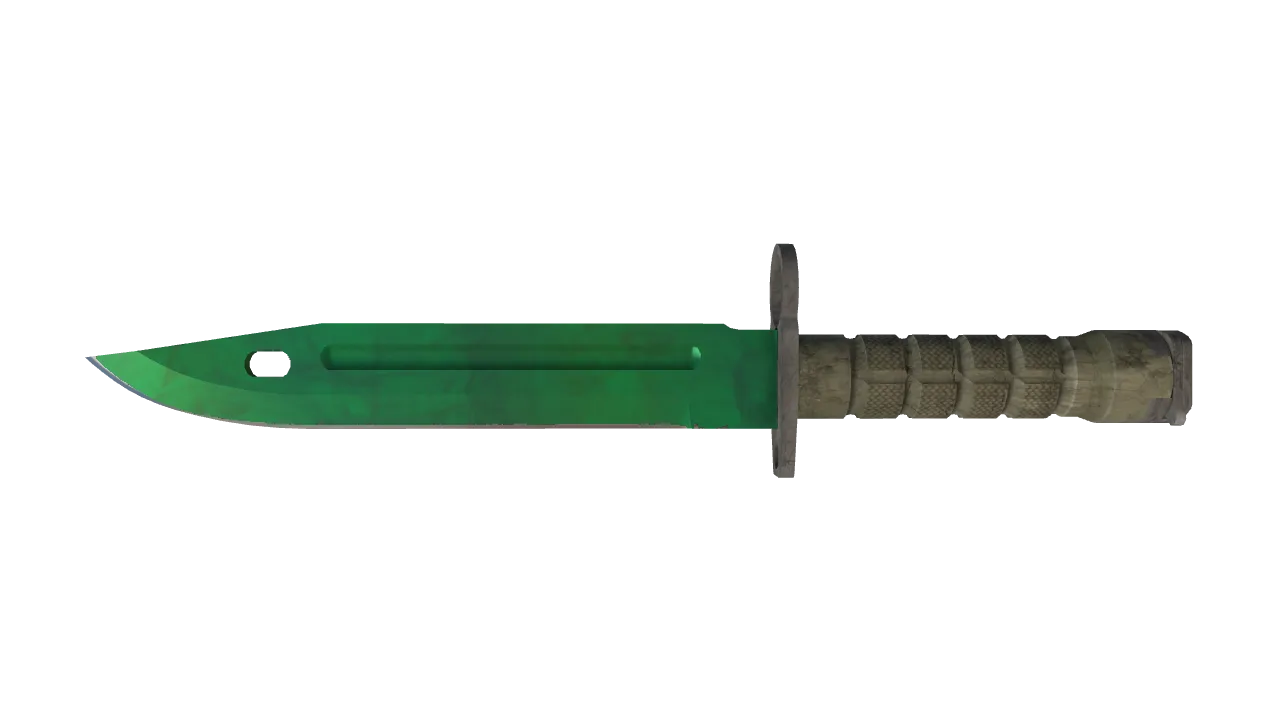 Bayonet | Gamma Doppler (Emerald) seed #34, front