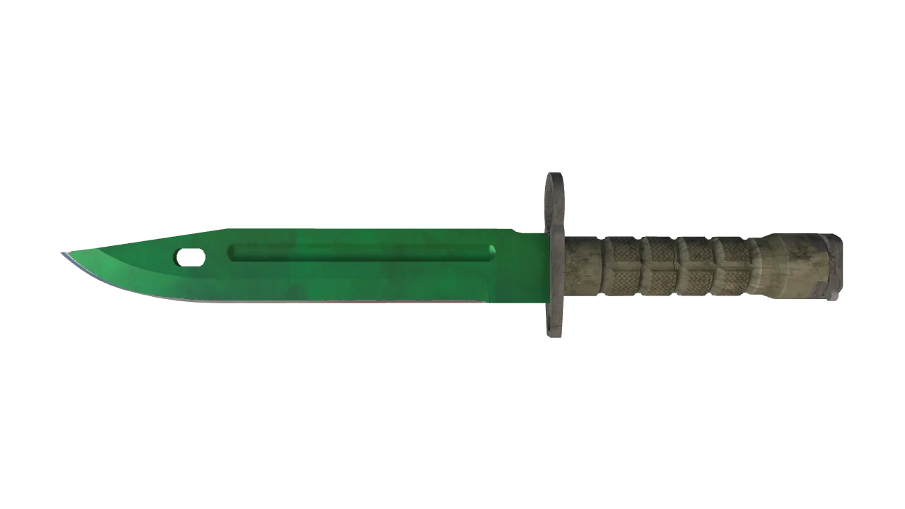 Bayonet | Gamma Doppler (Emerald) seed #387, front