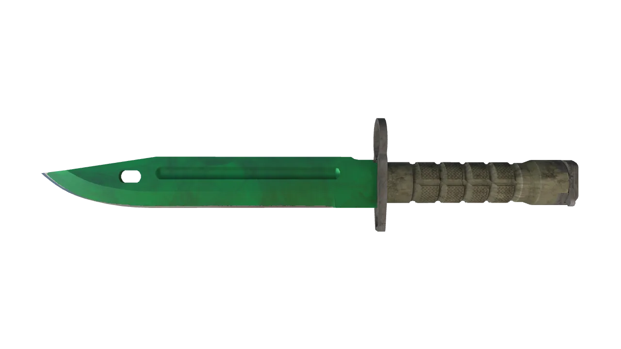 Bayonet | Gamma Doppler (Emerald) seed #549, front