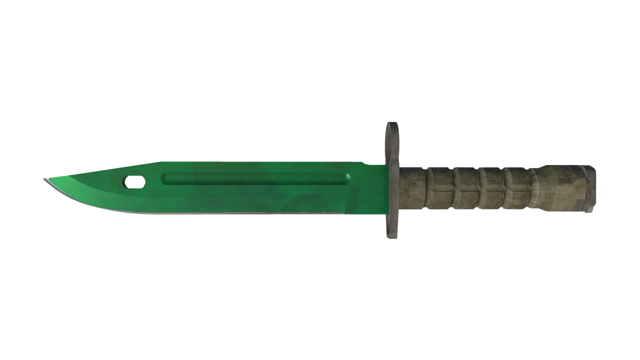 Bayonet | Gamma Doppler (Emerald) seed #624, front