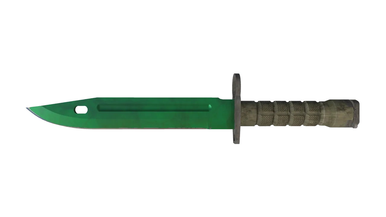 Bayonet | Gamma Doppler (Emerald) seed #63, front