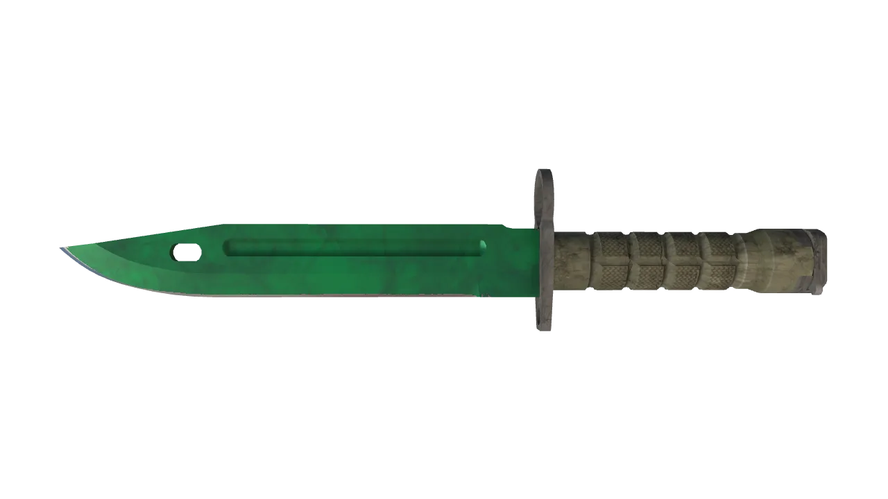 Bayonet | Gamma Doppler (Emerald) seed #801, front