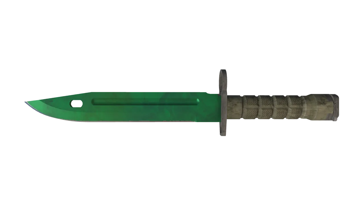 Bayonet | Gamma Doppler (Emerald) seed #977, front