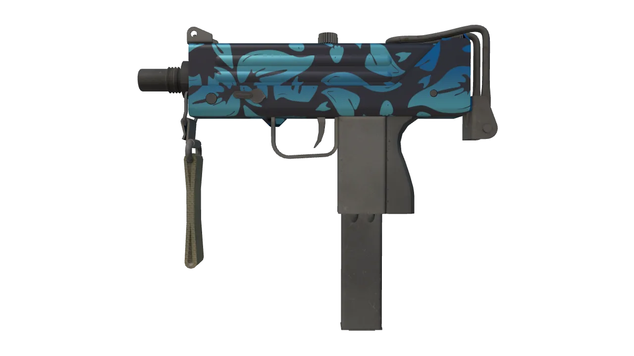 MAC-10 | Oceanic (Factory New) — Dust II light, front