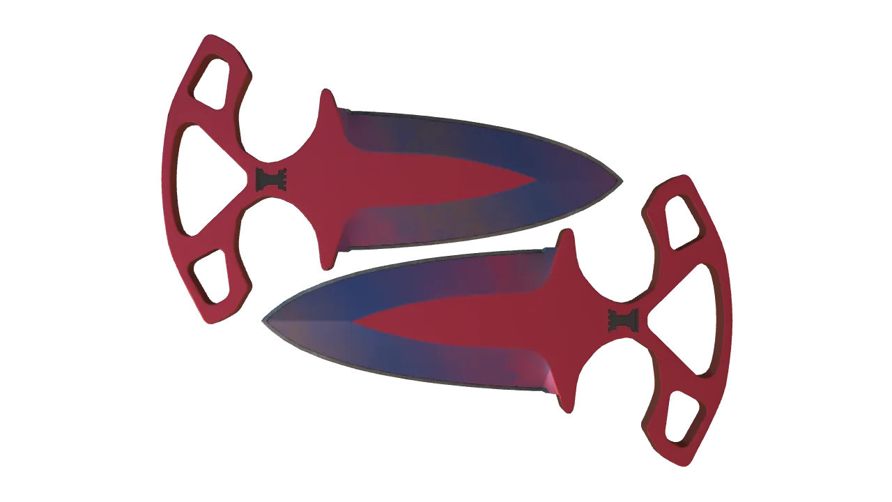 ★ Shadow Daggers | Doppler (Phase 1) (Minimal Wear) — Dust II light, front