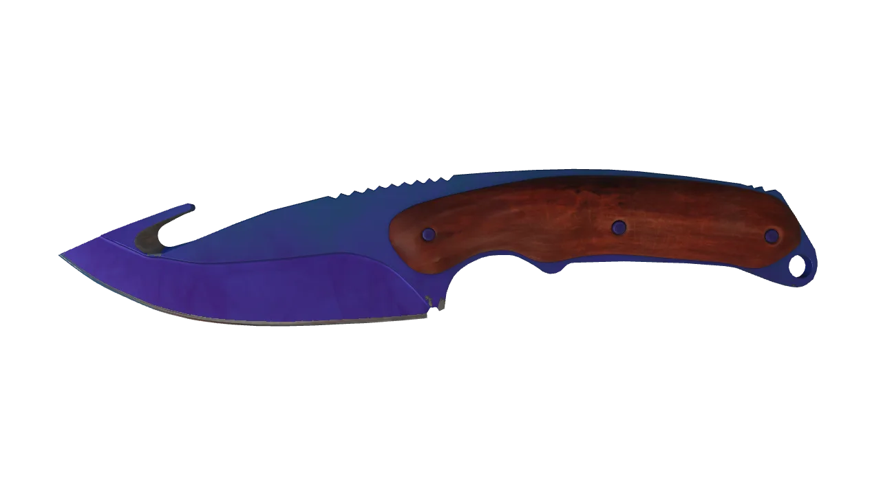 Gut Knife | Doppler (Sapphire) seed #102, front
