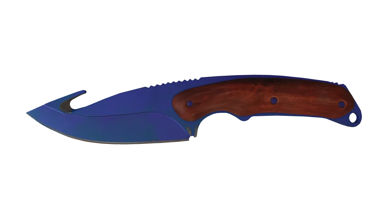 Gut Knife | Doppler (Sapphire) seed #387, front