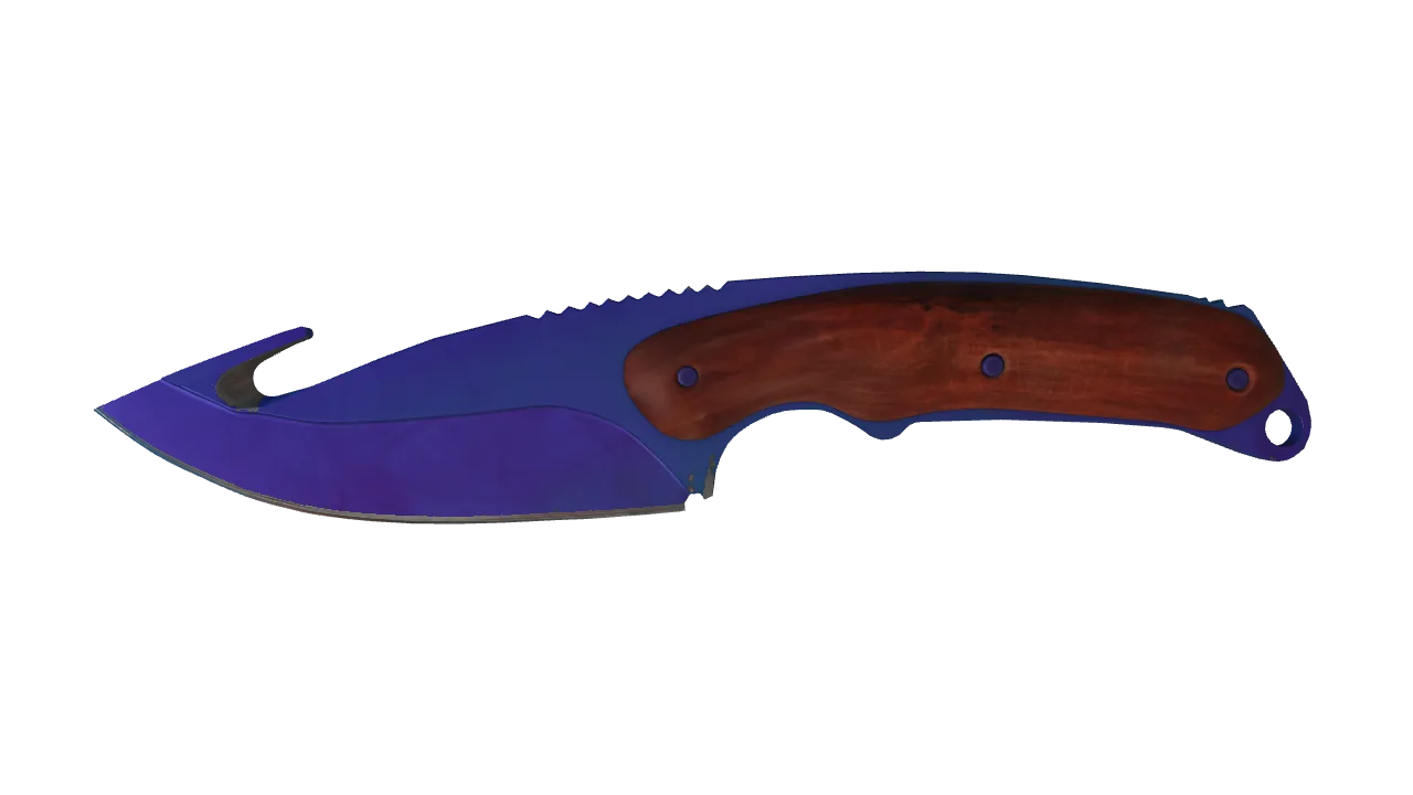 Gut Knife | Doppler (Sapphire) seed #400, front