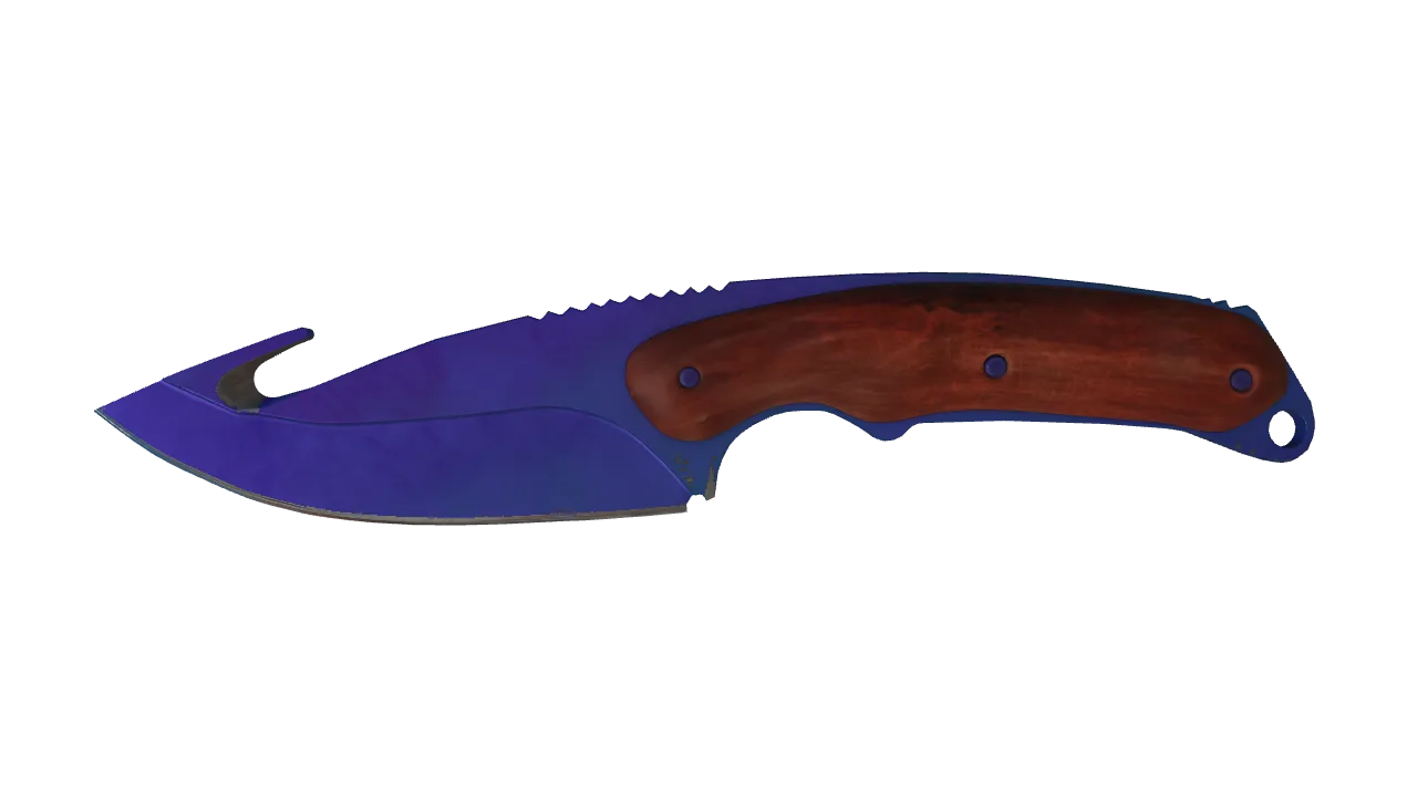 Gut Knife | Doppler (Sapphire) seed #470, front