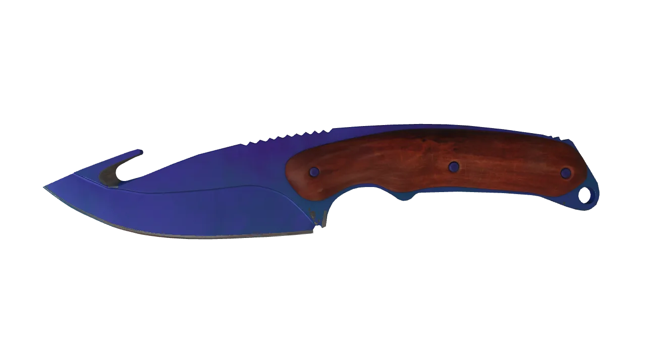 Gut Knife | Doppler (Sapphire) seed #588, front
