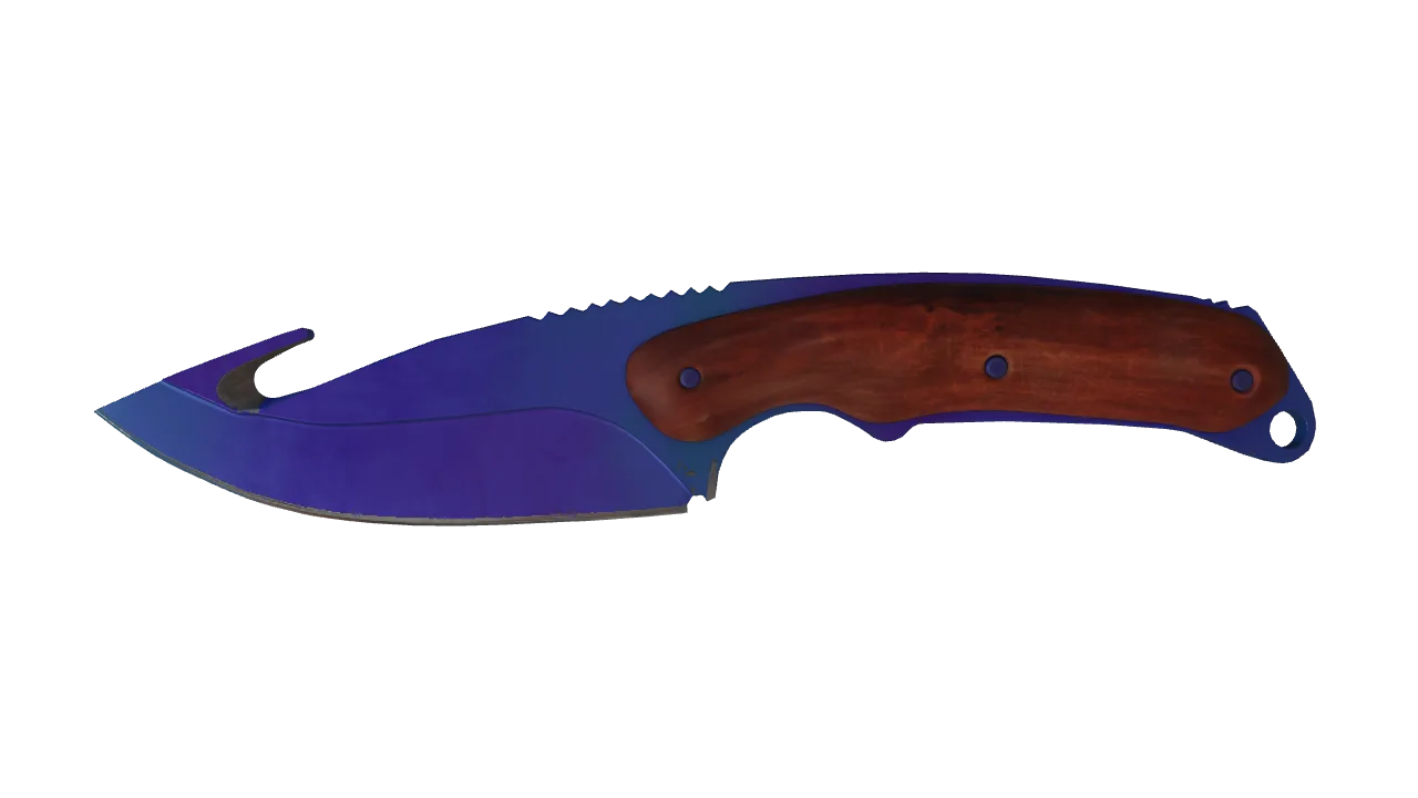 Gut Knife | Doppler (Sapphire) seed #601, front