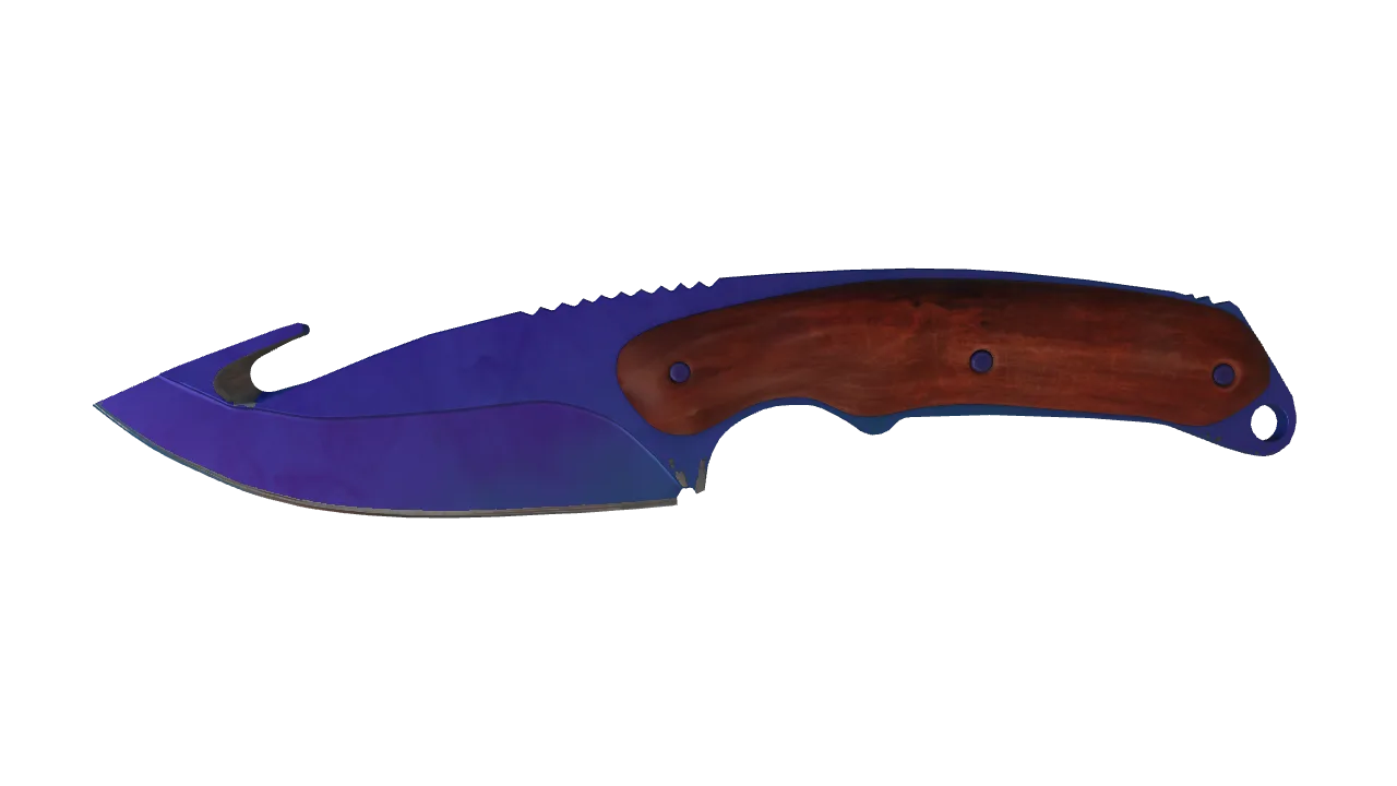 Gut Knife | Doppler (Sapphire) seed #71, front