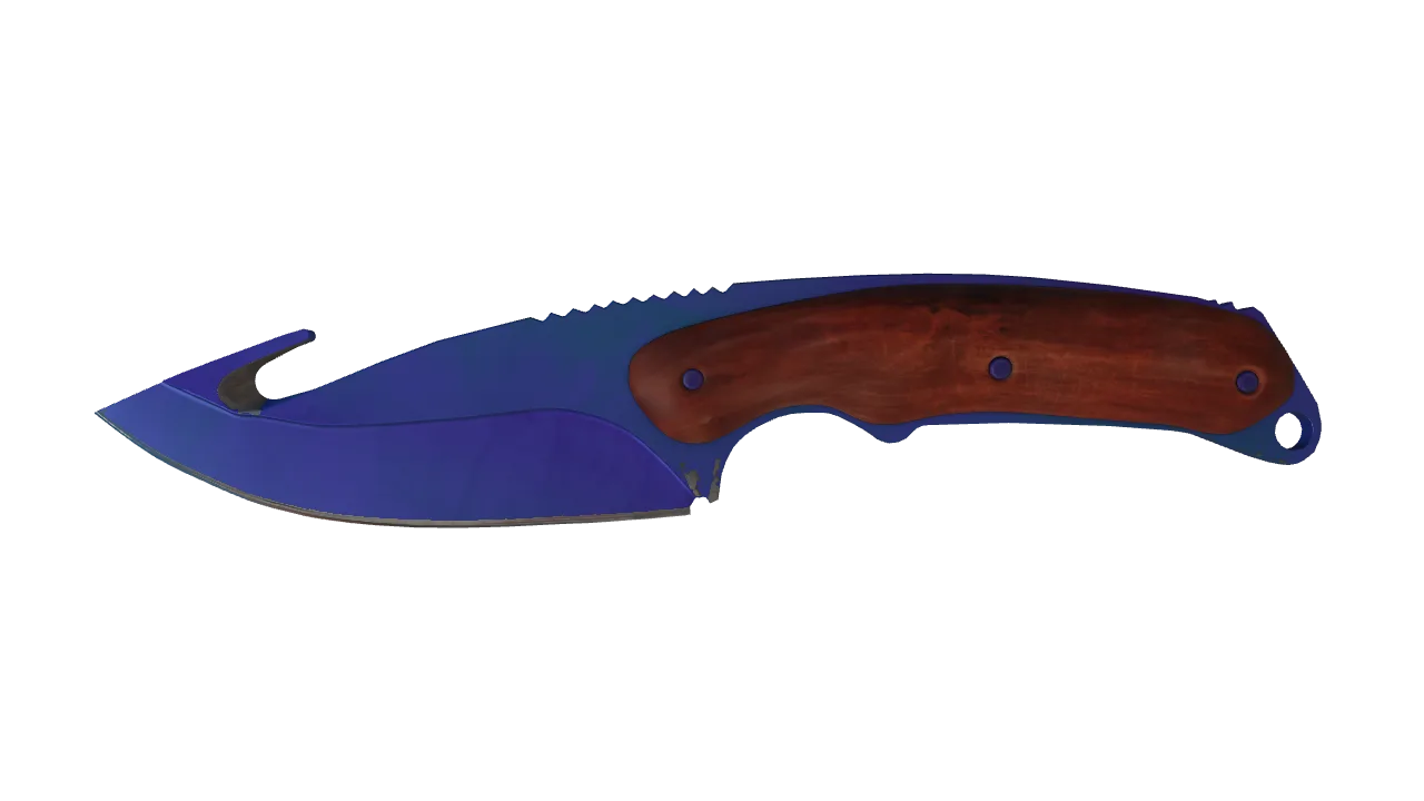 Gut Knife | Doppler (Sapphire) seed #774, front